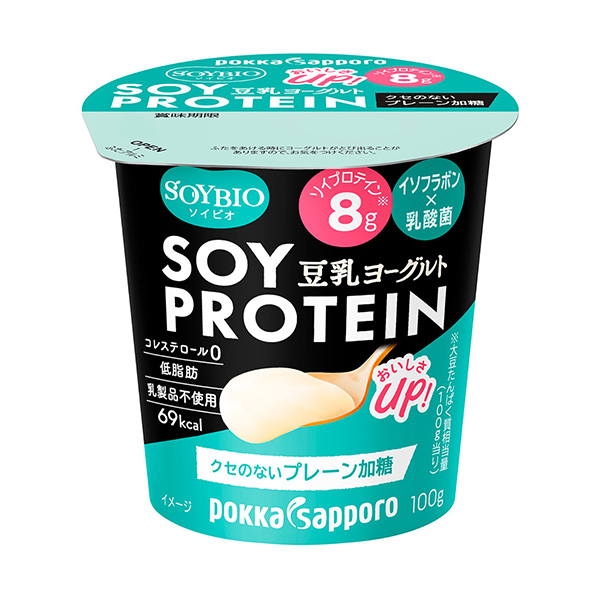 包装设计公司推荐 SOYBIO豆浆酸奶SOYPROTEIN 普通加糖包装设计欣赏(图1)