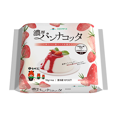 包装设计公司推荐浓厚的面包章鱼昨晚添加了草莓酱牛奶妈妈甜点酸奶包装设计(图1)