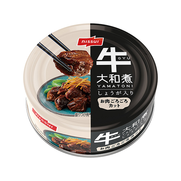 牛大和煮日本水产罐头包装设计(图1)