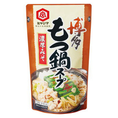 博多火锅汤浓厚味噌宫岛酱油调味料包装设计(图1)