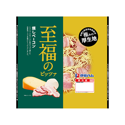 至福的披萨熏培根伊藤火腿家常菜类包装设计(图1)