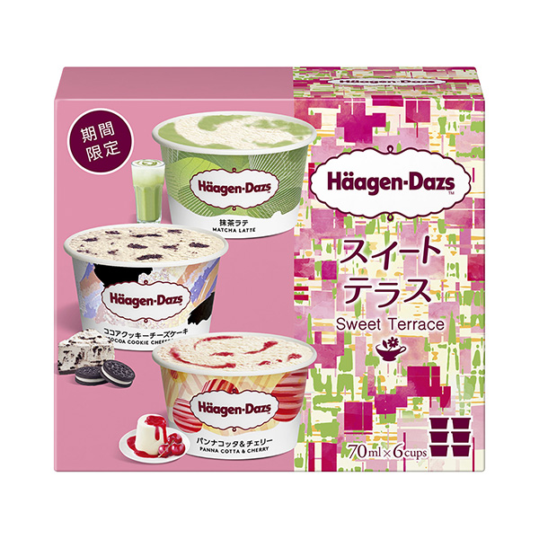 哈根达斯餐盒套房露台限时哈根达斯日本冰淇淋类包装设计(图1)