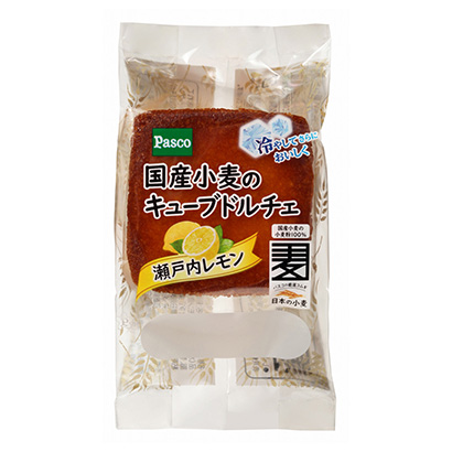 国产小麦立方体濑户内柠檬敷岛制面包面包麦片类包装设计(图1)