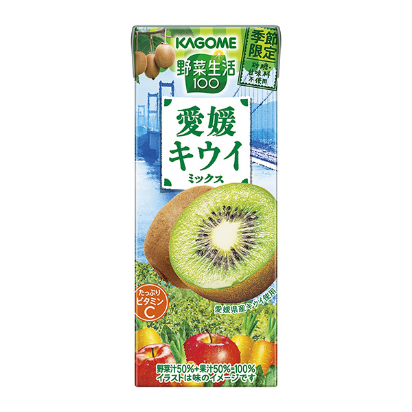 蔬菜生活100 爱媛猕猴桃混合包装设计欣赏(图1)