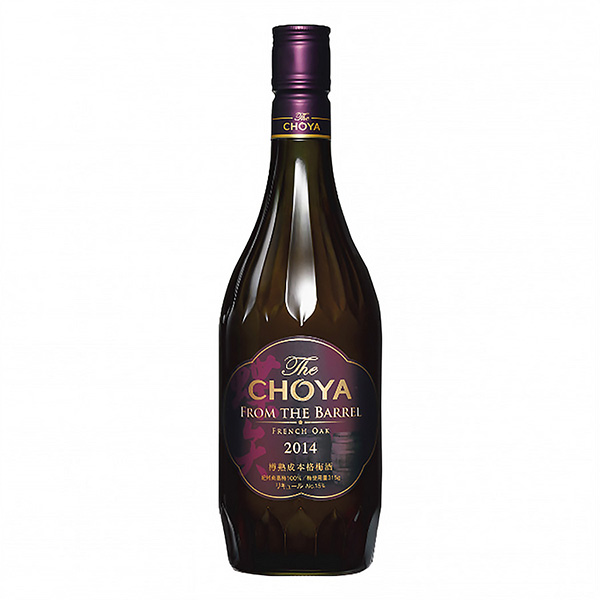 The CHOYA FROM THE BARREL 2014(乔亚梅酒)酒类包装设计(图1)