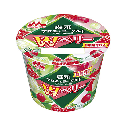 森永芦荟酸奶双浆果森永乳业甜点酸奶包装设计(图1)