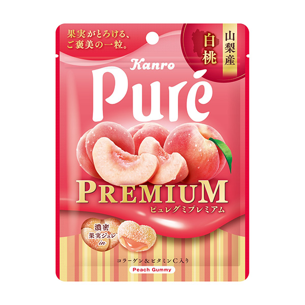  puregremium premium 山梨产白桃包装设计欣赏(图1)